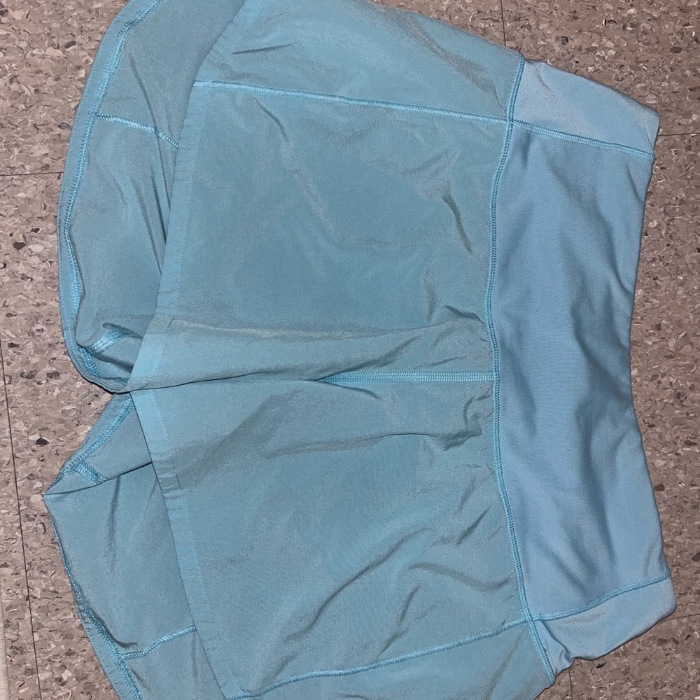 lululemon athletica Light Blue Athletic Shorts